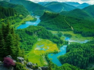 Ecosisteme diverse din România afectate de schimbările climatice.